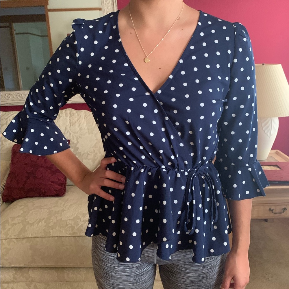 Blooming Jelly Chiffon blouse size small